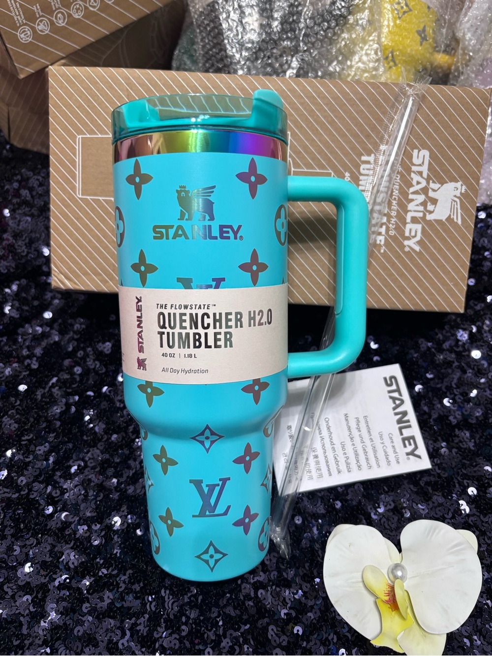 Stanley Teal/Turquoise tumbler